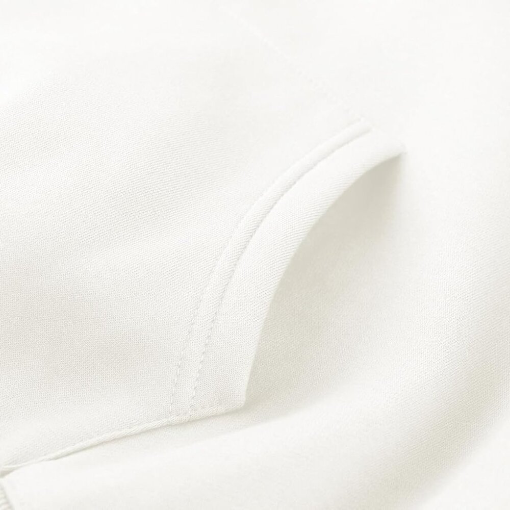 Women Solid Basic Fleece Letter Loose Hoodie Swea… - image 7